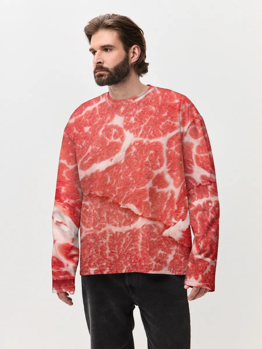 Marmoriertes rohes Rindfleisch