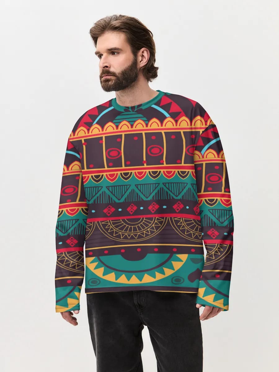 Boho Tribal Geometrische Streifen