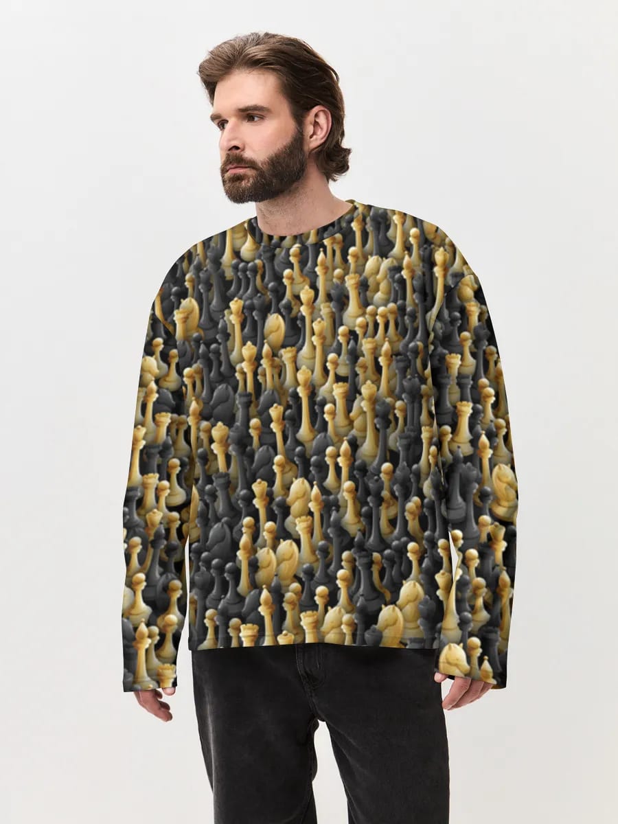 Gold And Black Chess