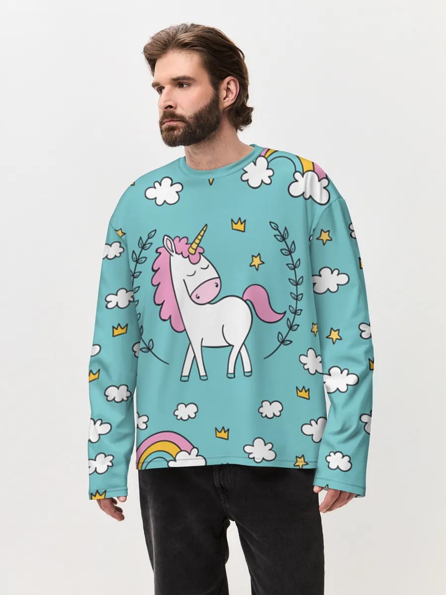 Niedlicher Einhorn-Himmel