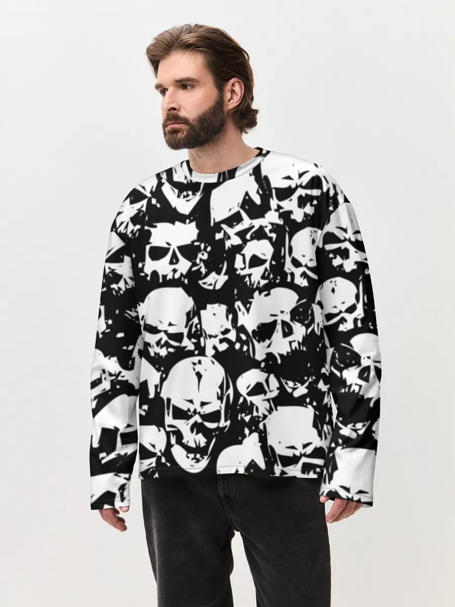Black And White Skulls