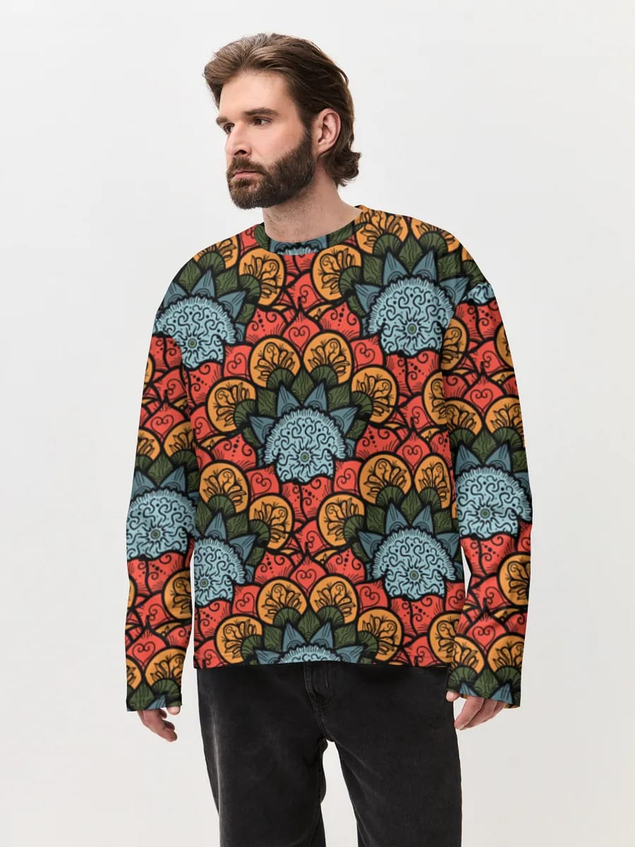 Retro Floral Mandala Blooms