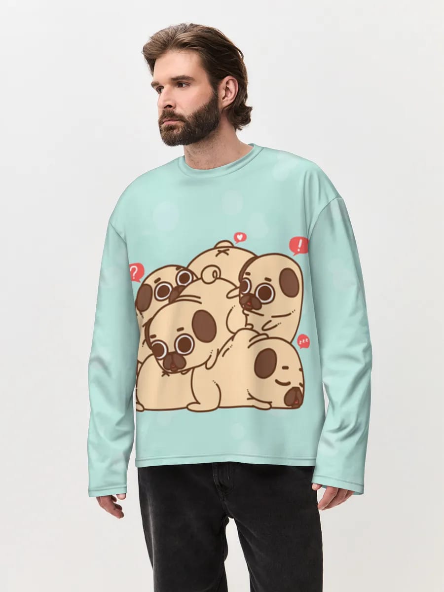 カワイイ・パグ・パピー・パイル