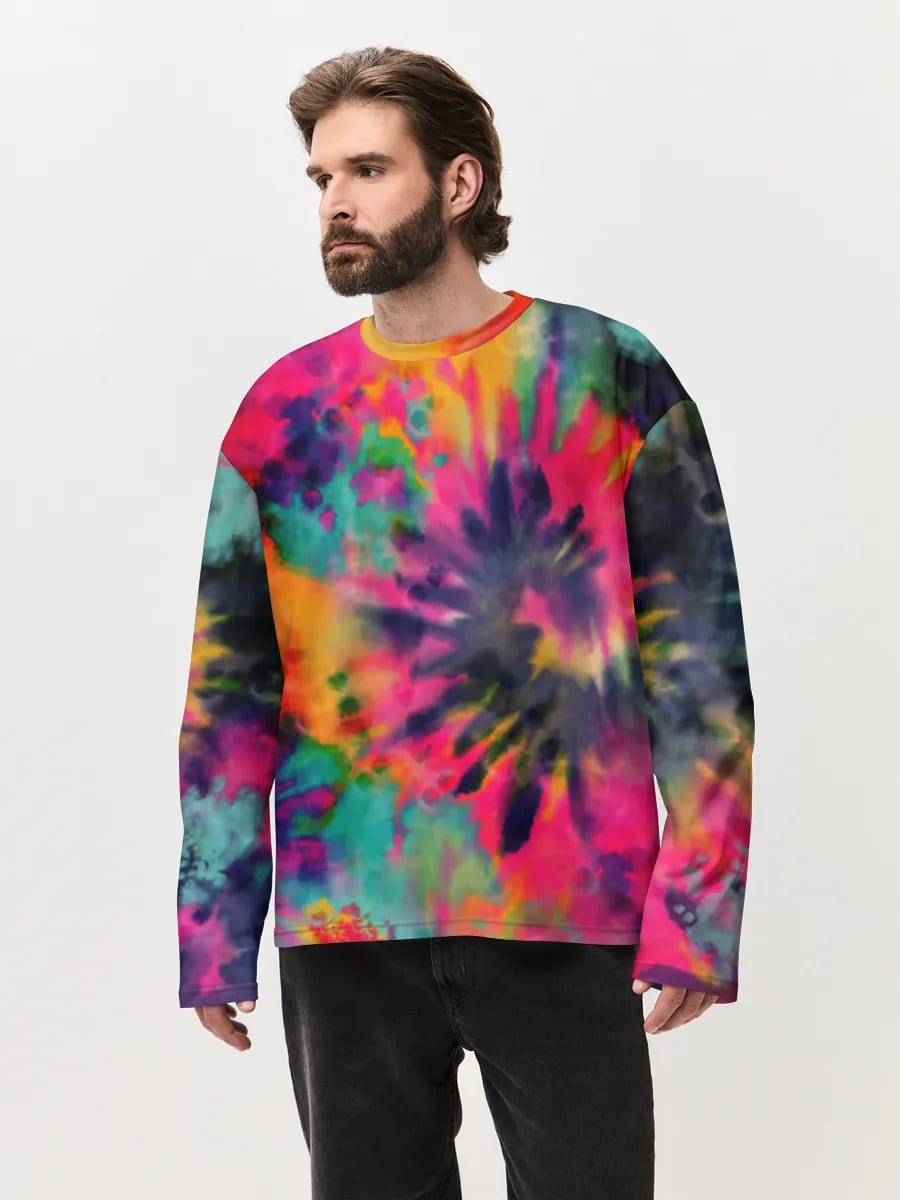 Neon Tie Dye Blooms