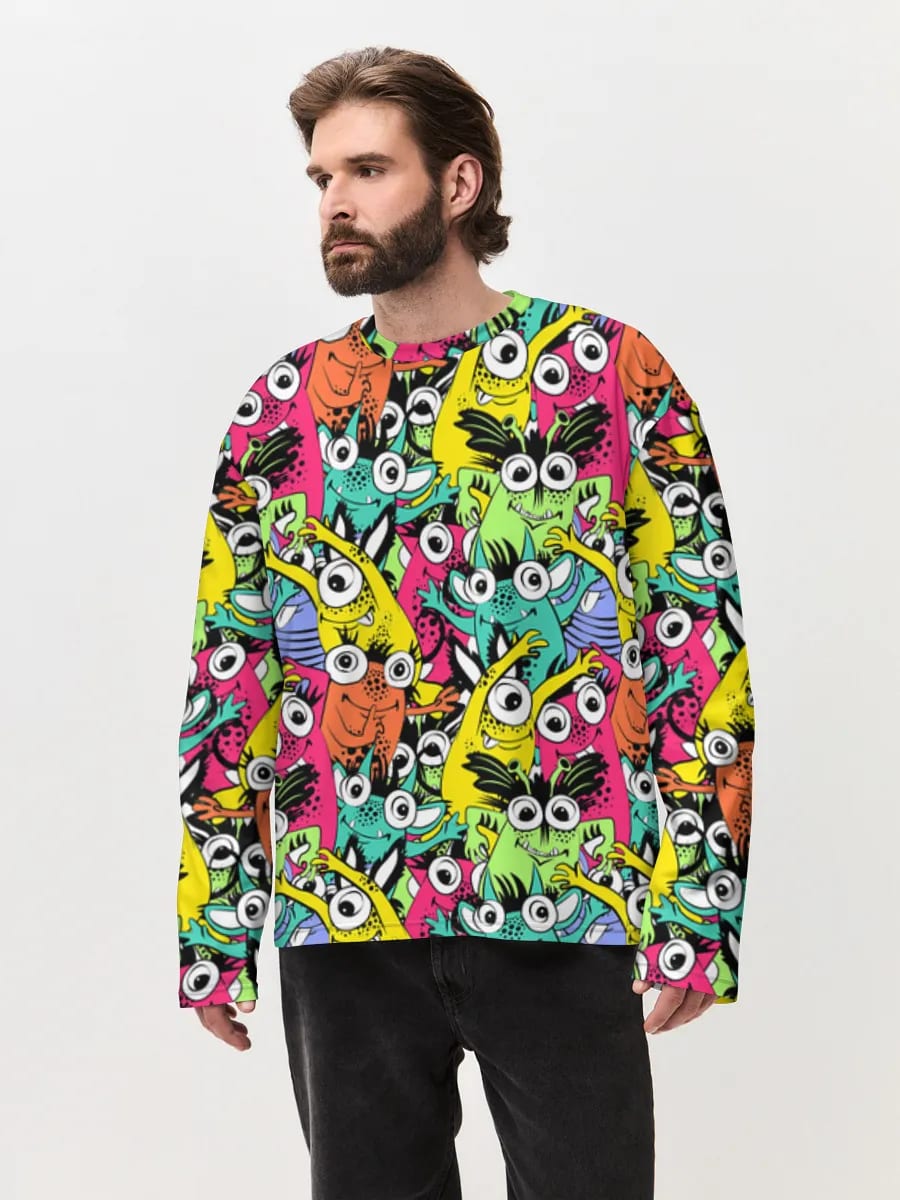Neon Cartoon Monsters