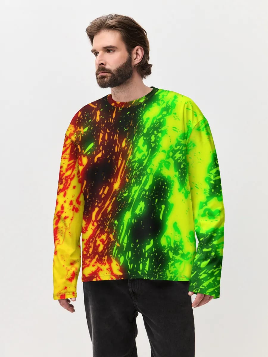 Neon Acid Splatter