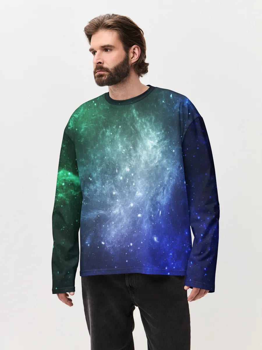 Blue Green Nebula Glow