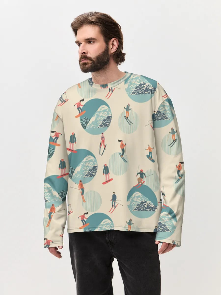 Retro Ski Mountain Vibes