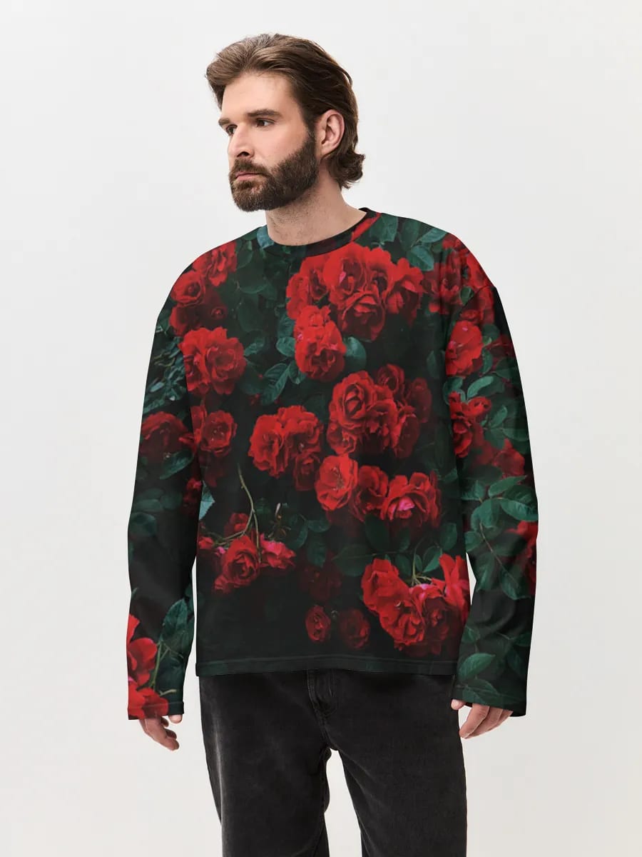 Moody Red Roses