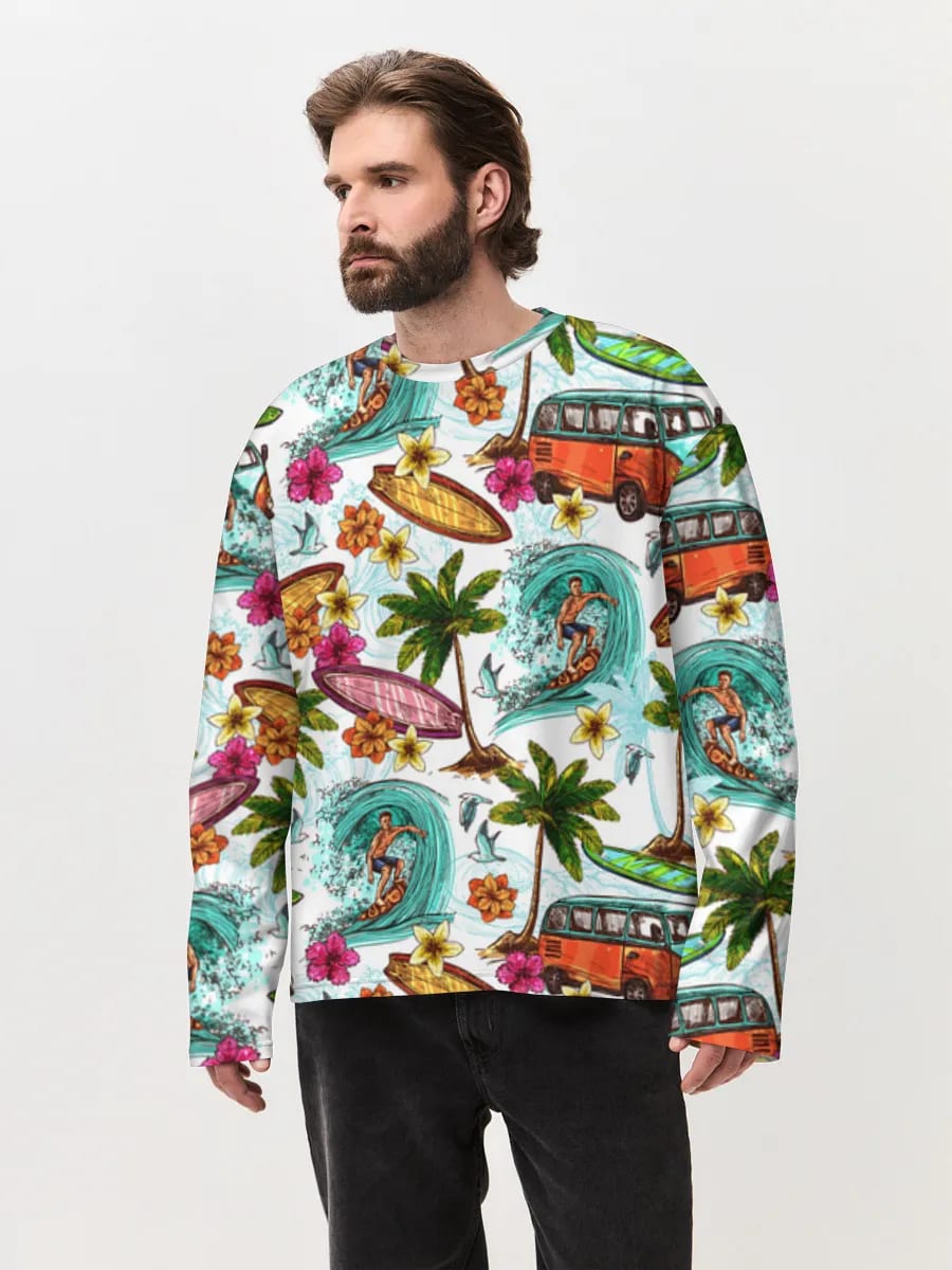 Viaje por carretera de surf tropical