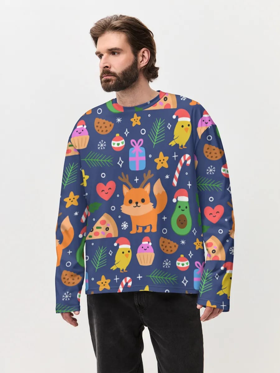 Renards de Noël Kawaii