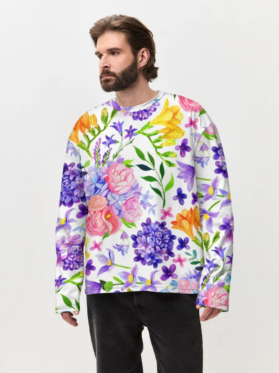 Watercolor Garden Flowers