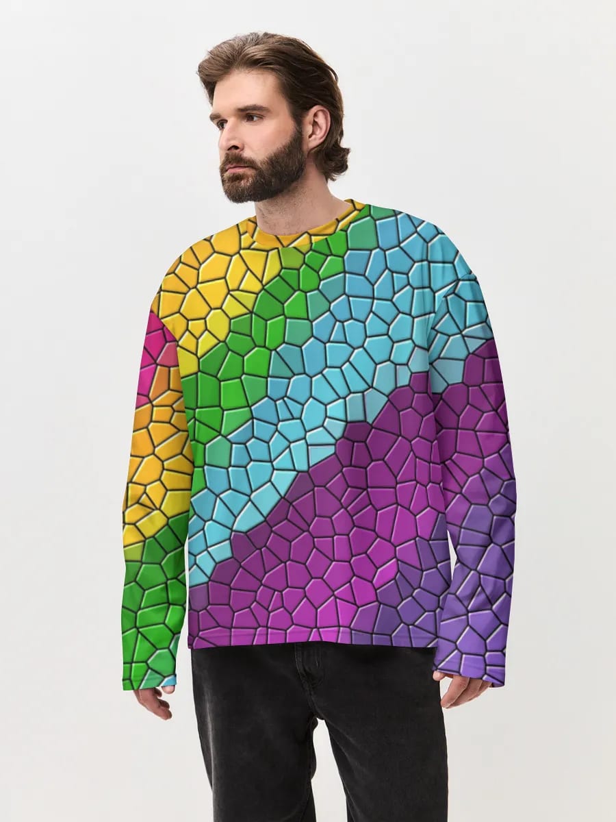 Regenbogen Mosaik Abstrakt