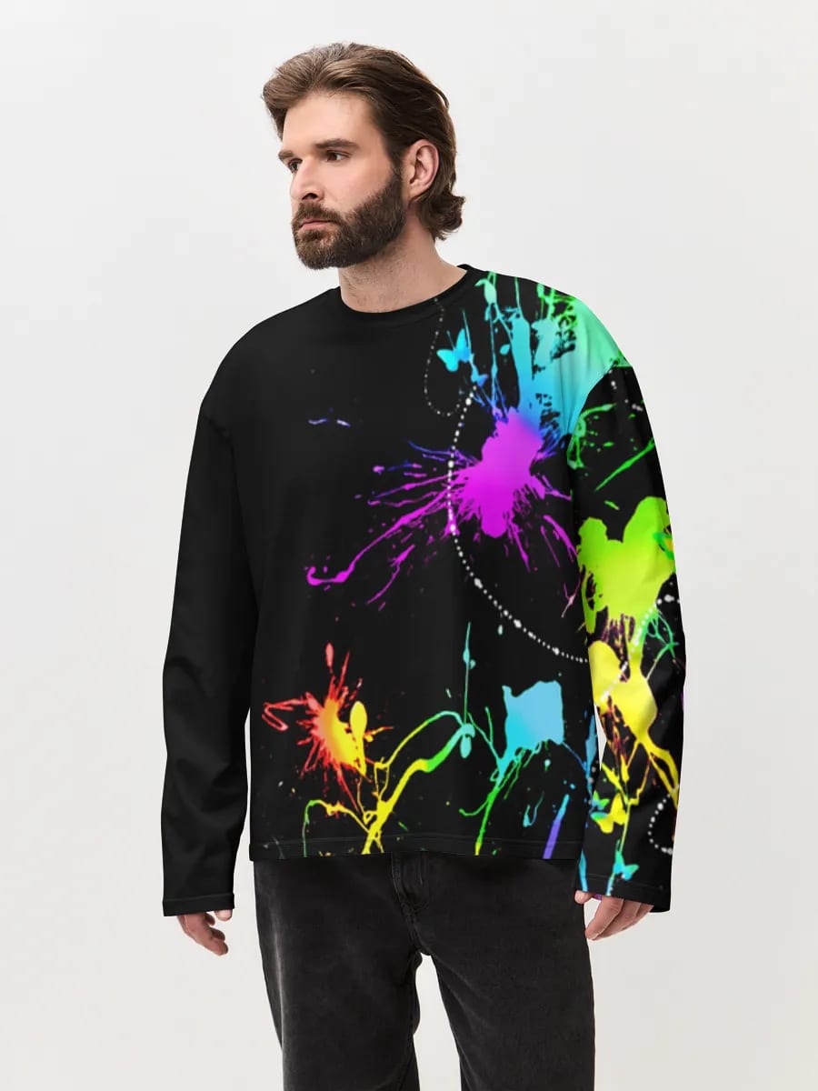 Neon Farbkleckse