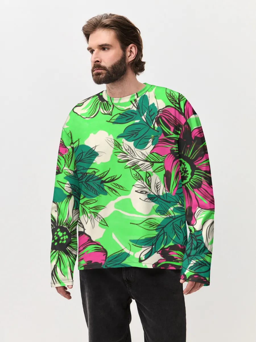 Neon Botanical Bloom