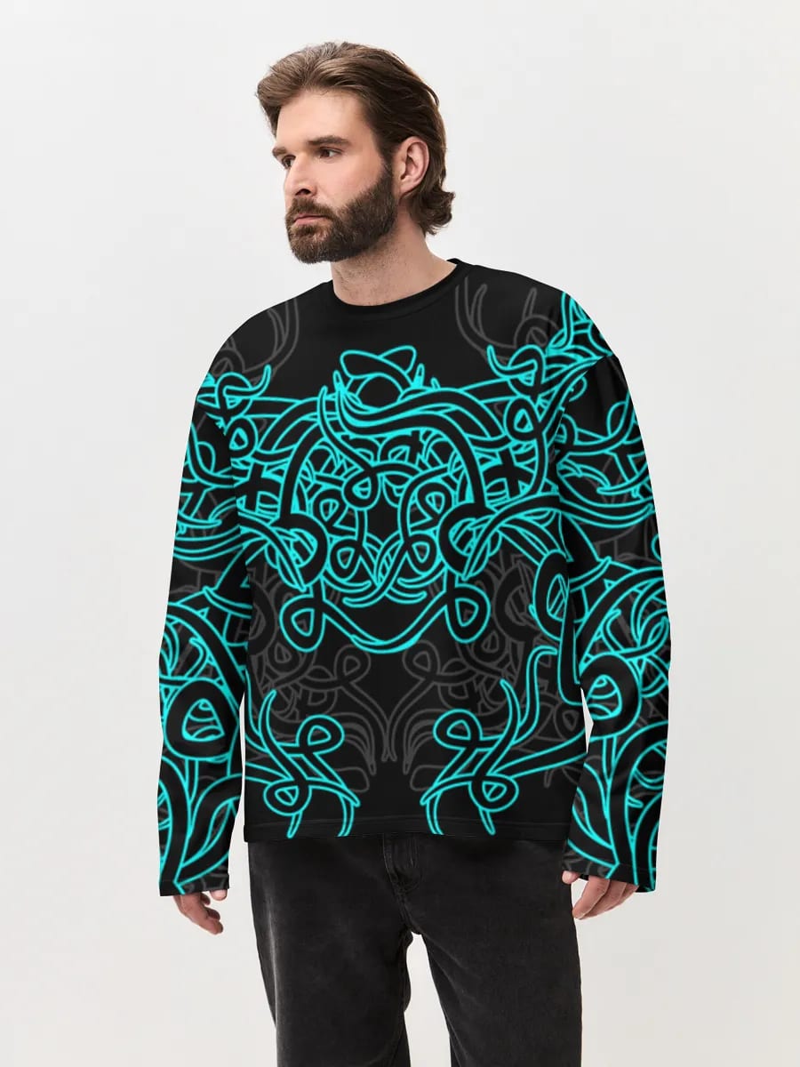 Neon Ornamentale Symmetrie