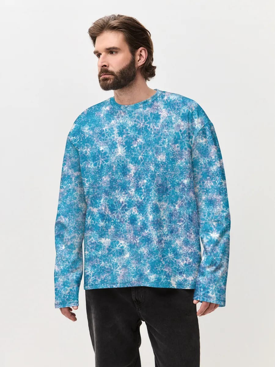 Icy Blue Snowflakes