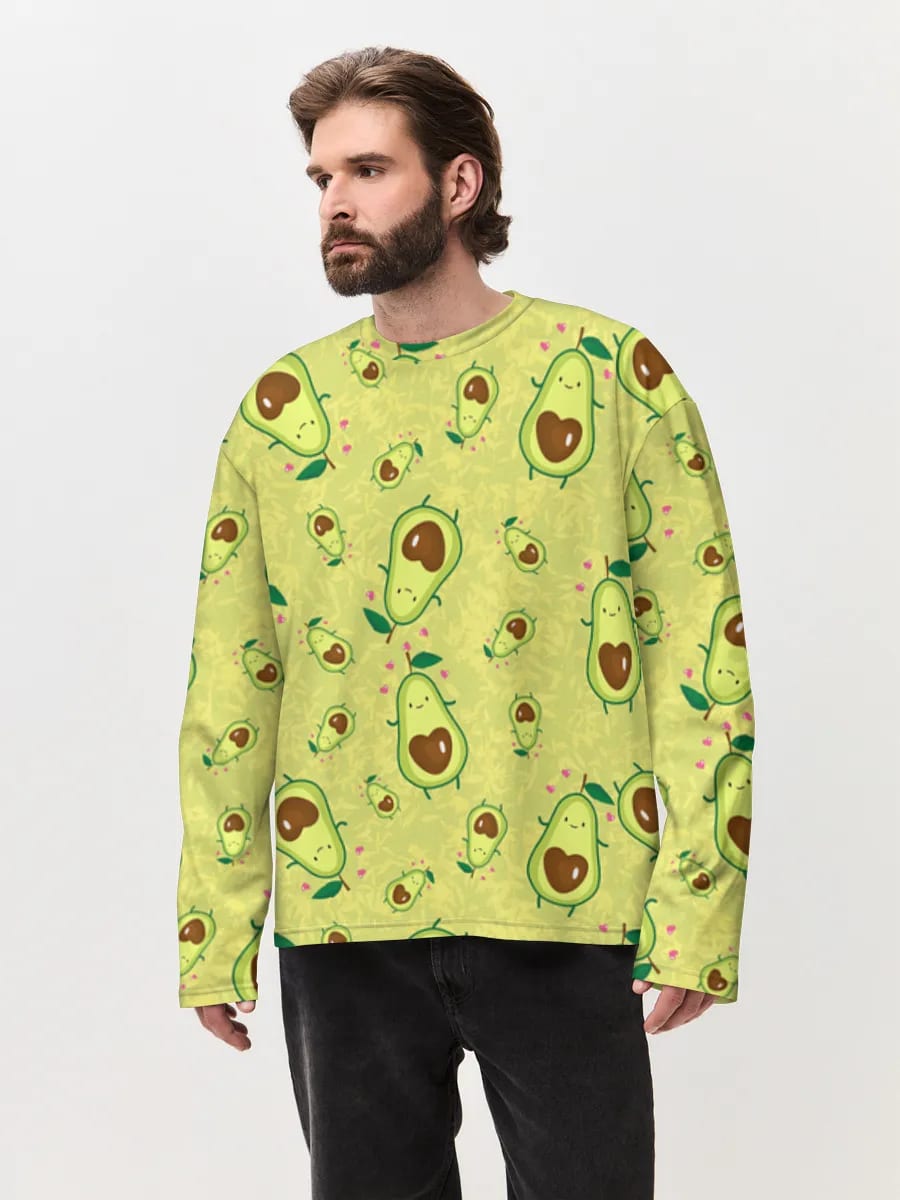 Amor por el aguacate kawaii