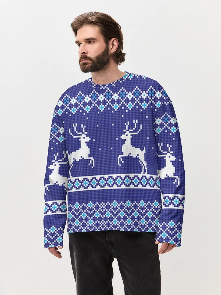 Tricot Renne Nordique