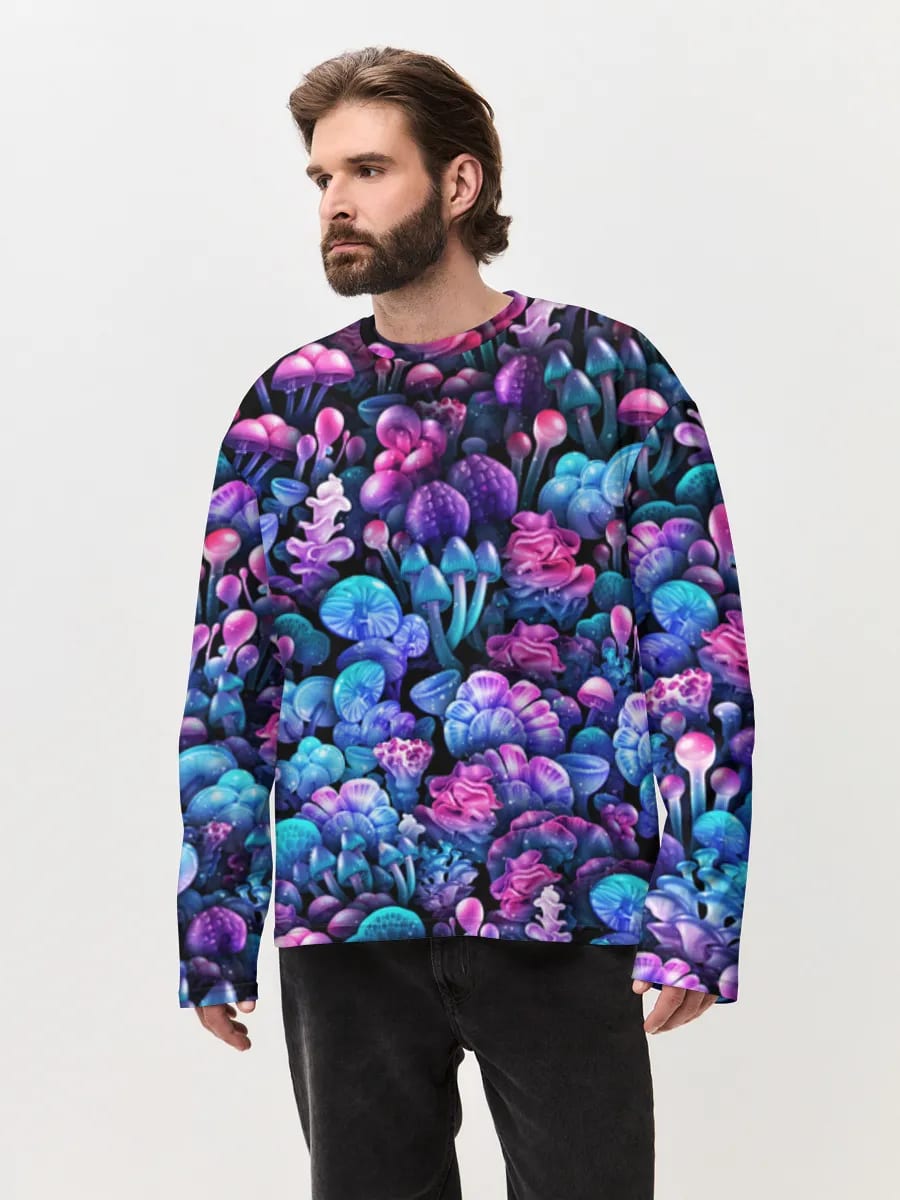 Neon Mushroom Garden