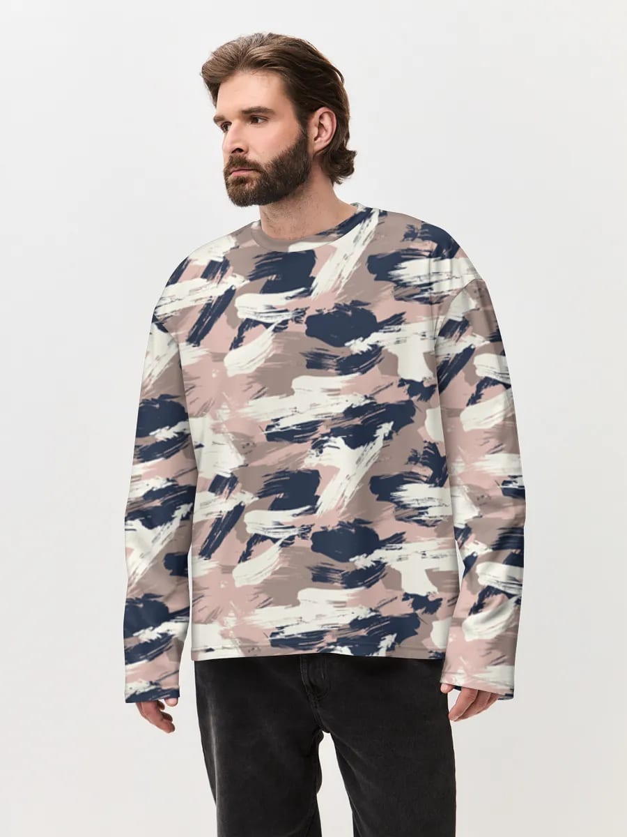 Abstrakter Pinselstrich-Camo