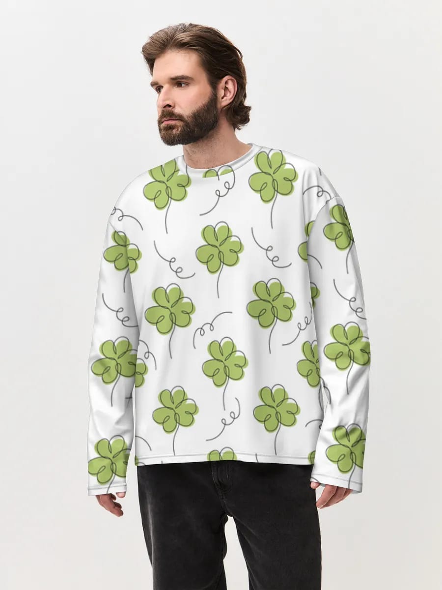 Lucky Shamrock Clover Doodles