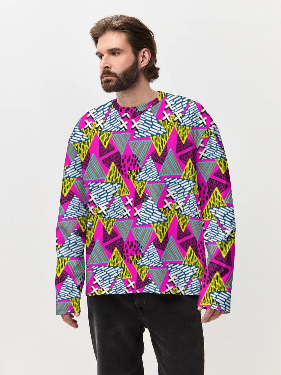 Neon Memphis Geometric Shapes