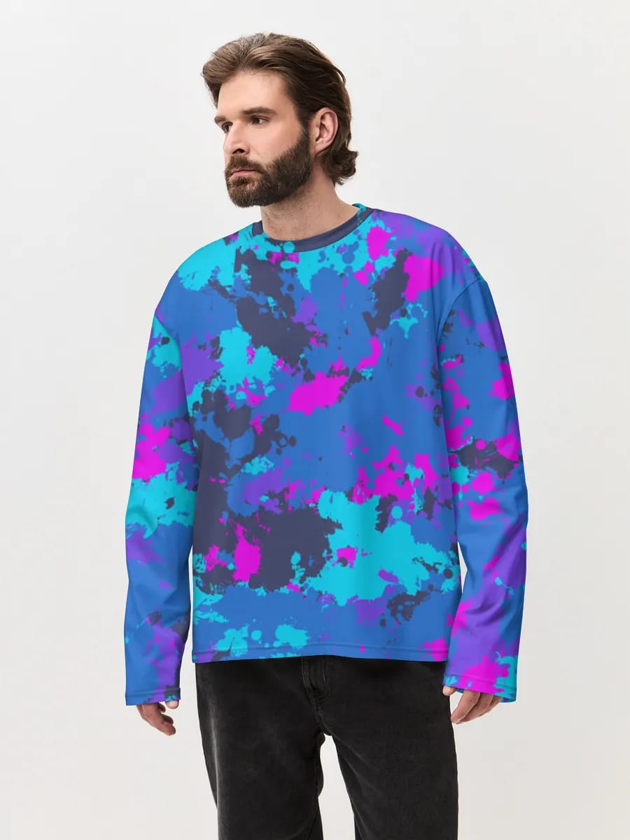 Neon Farbspritzer Camo