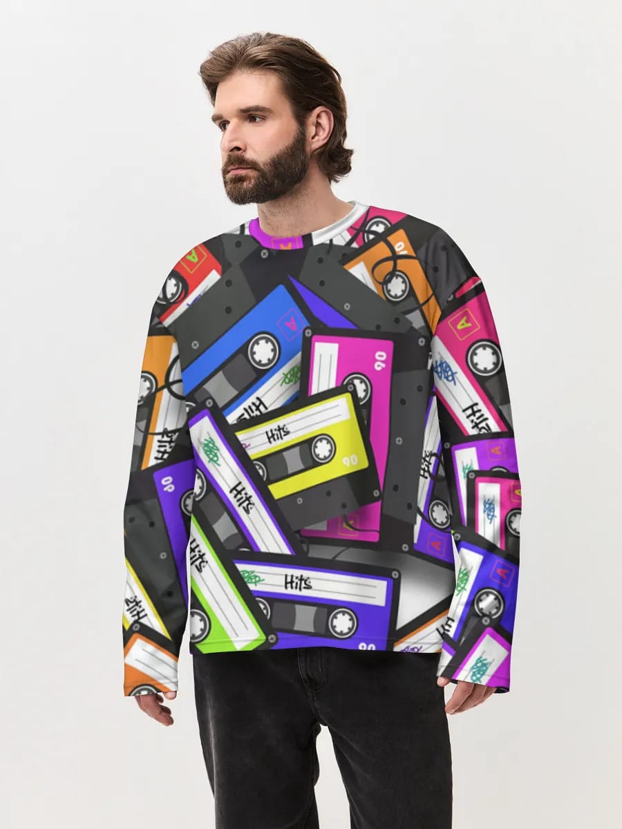 Colorful Cassette Tape Pile