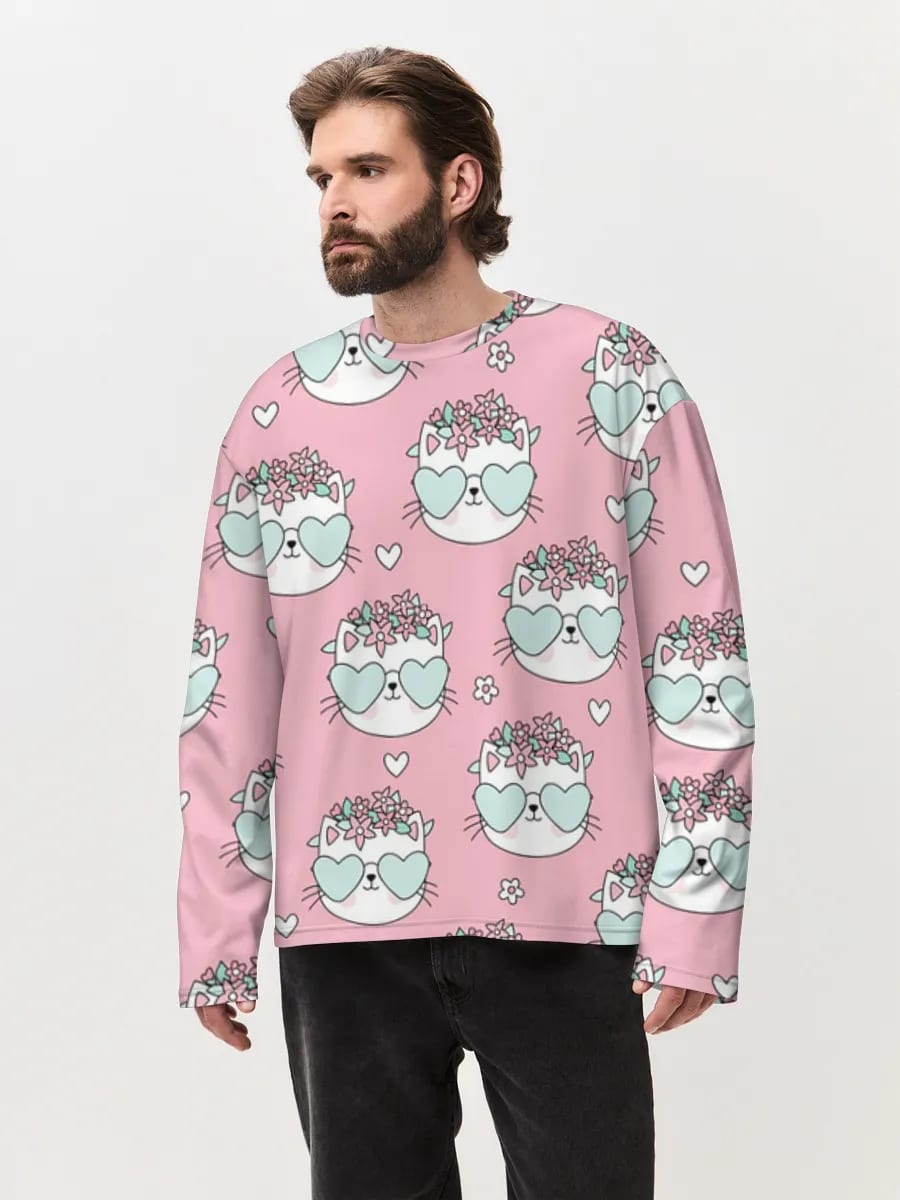 Kawaii Cats With Heart Shades