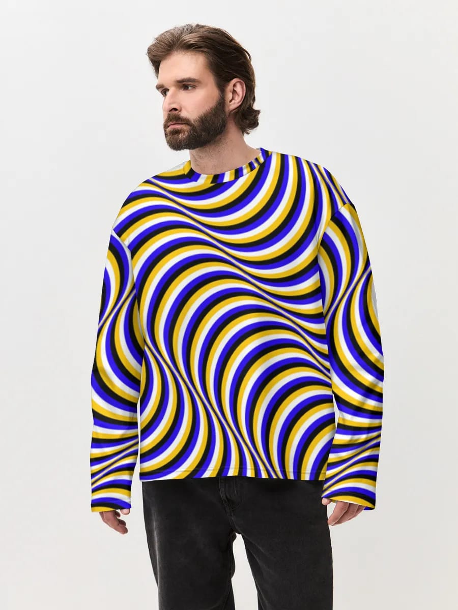 Trippy Wellen Op Art