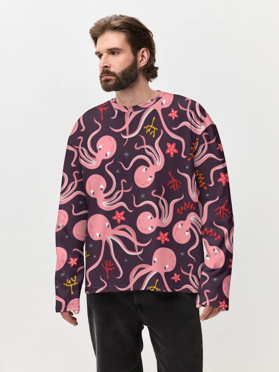 Cute Pink Octopus