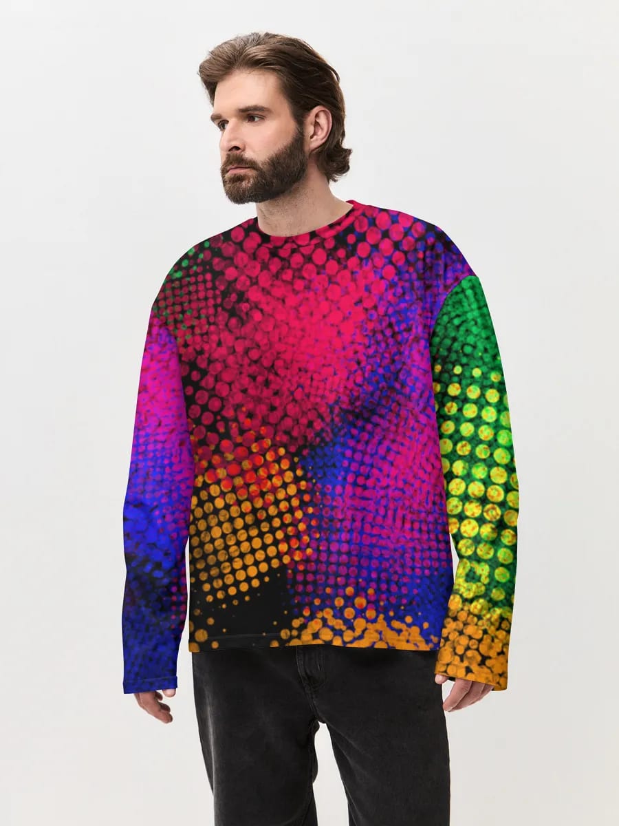 Neon Halbton Farb-Burst