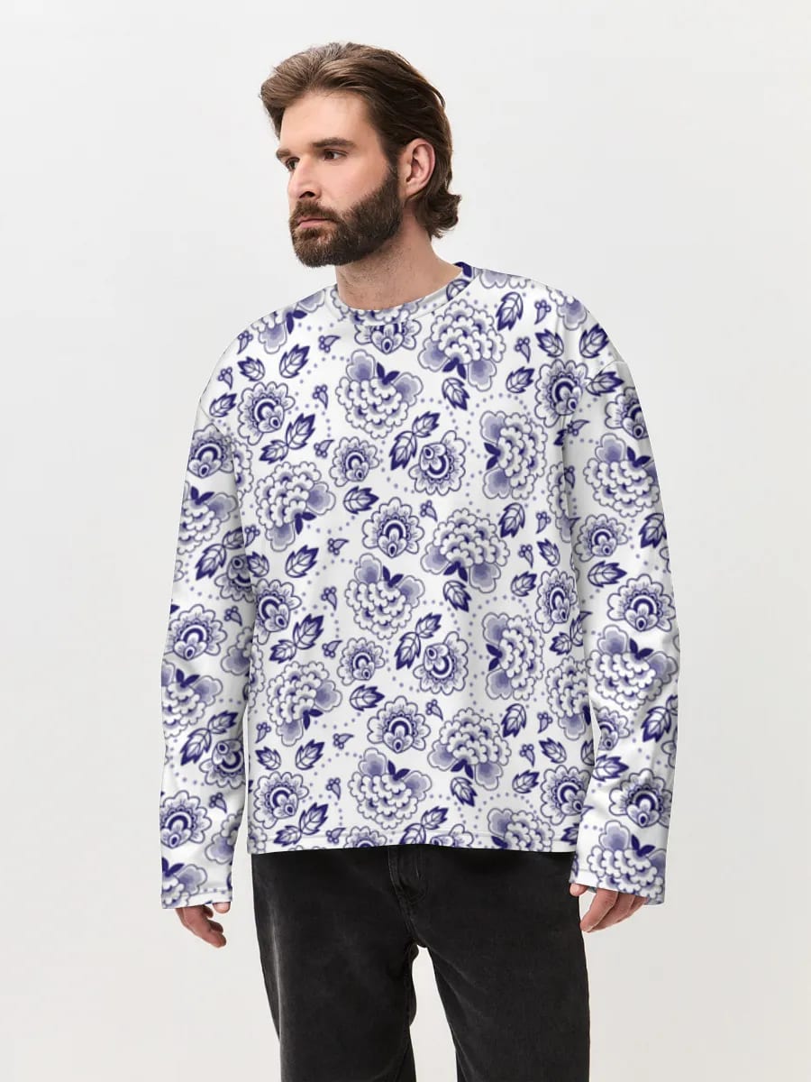 Blue Vintage Floral