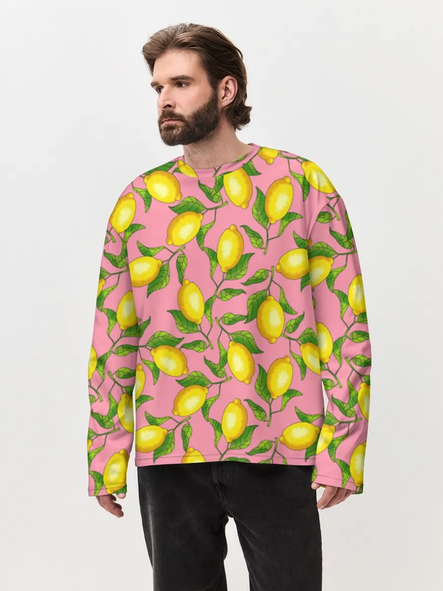 Pink Lemon Citrus Print