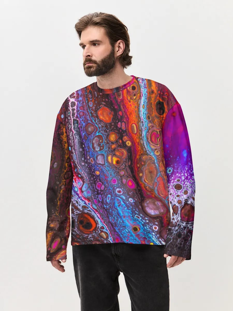 Neon Psychedelic Fluid Art