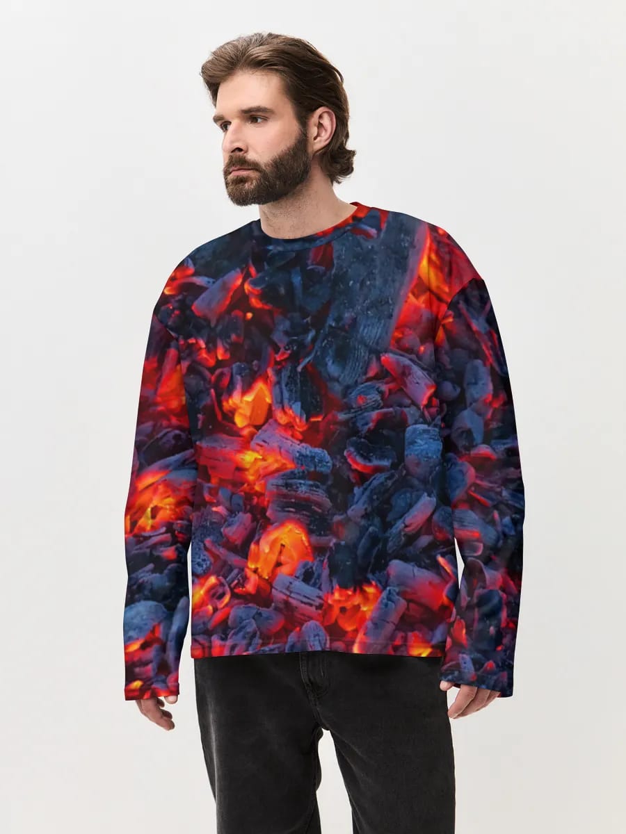 Glowing Campfire Embers