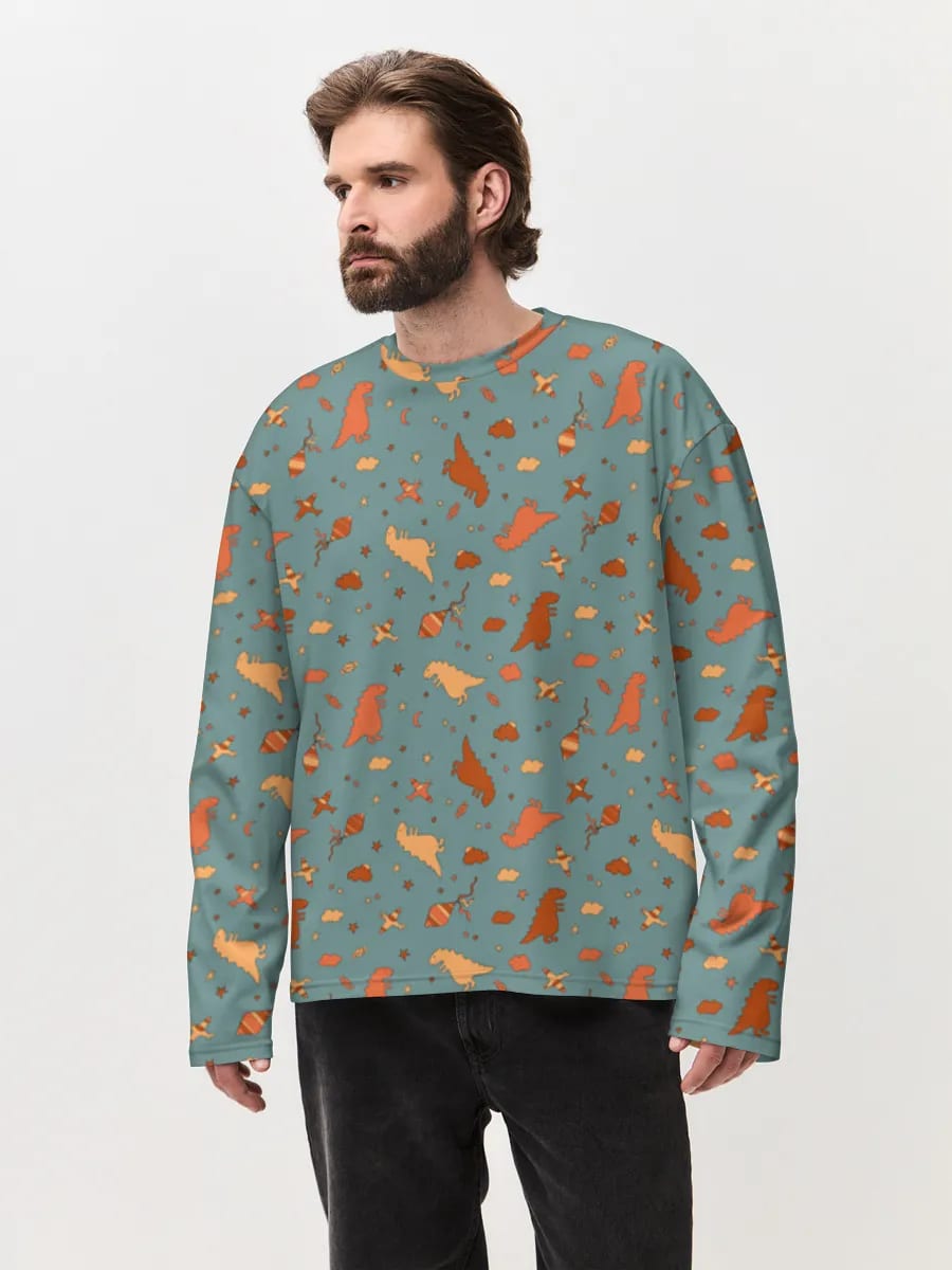 Cute Dinosaurs Night Sky