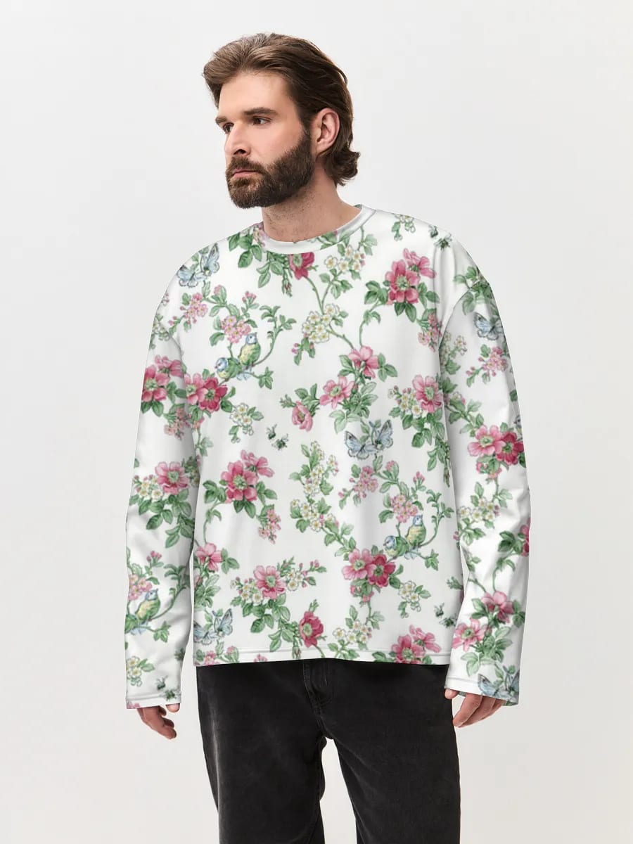 Vintage Floral Birds