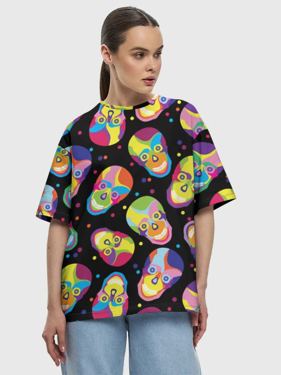 Crânes Pop Art Néon