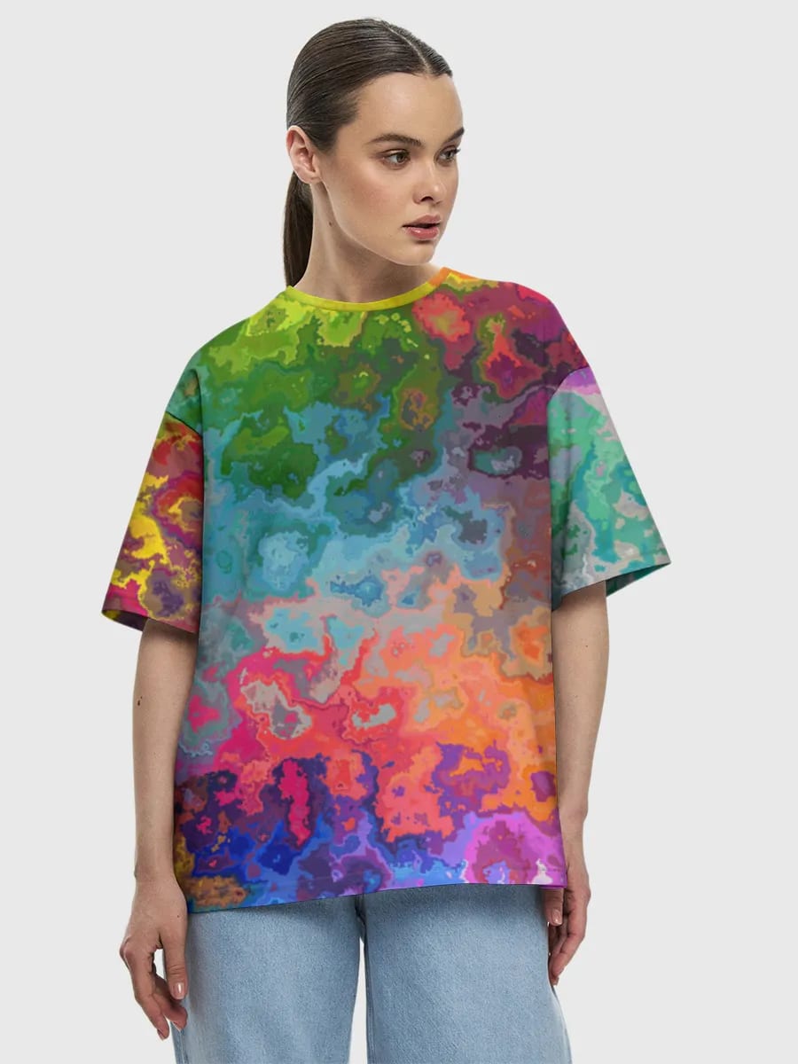 Vibrant Abstract Color Flow