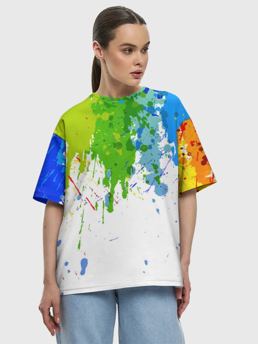 Regenbogen Farbklecks