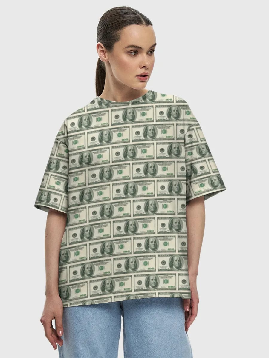 Collage de Billets de Cent Dollars