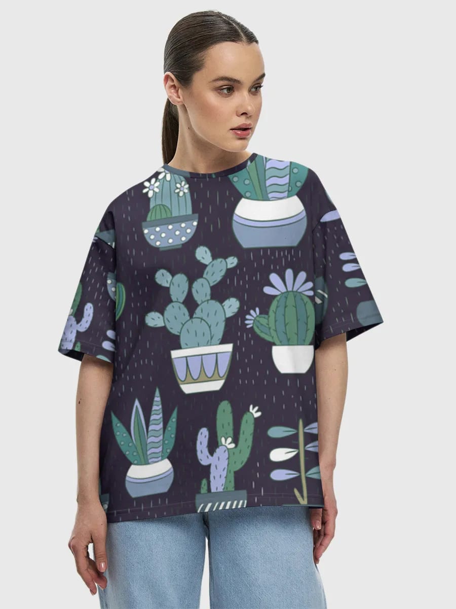 Jardín de cactus en macetas