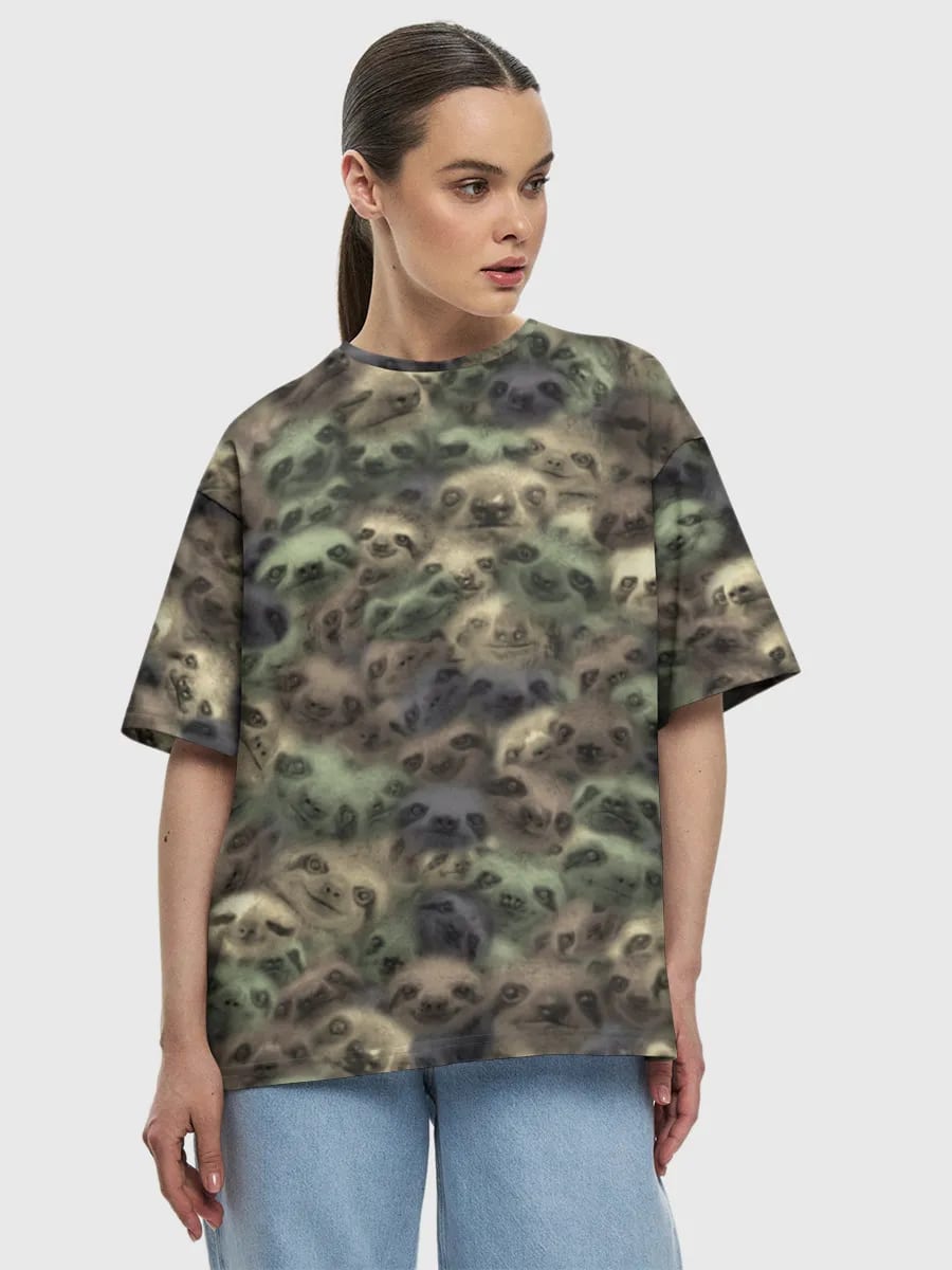 Camo Sloth Faces