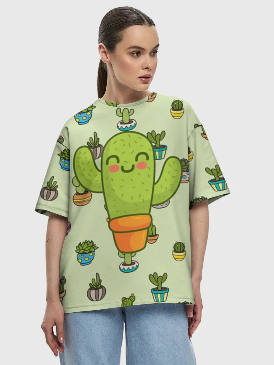 Lindo cactus sonriente