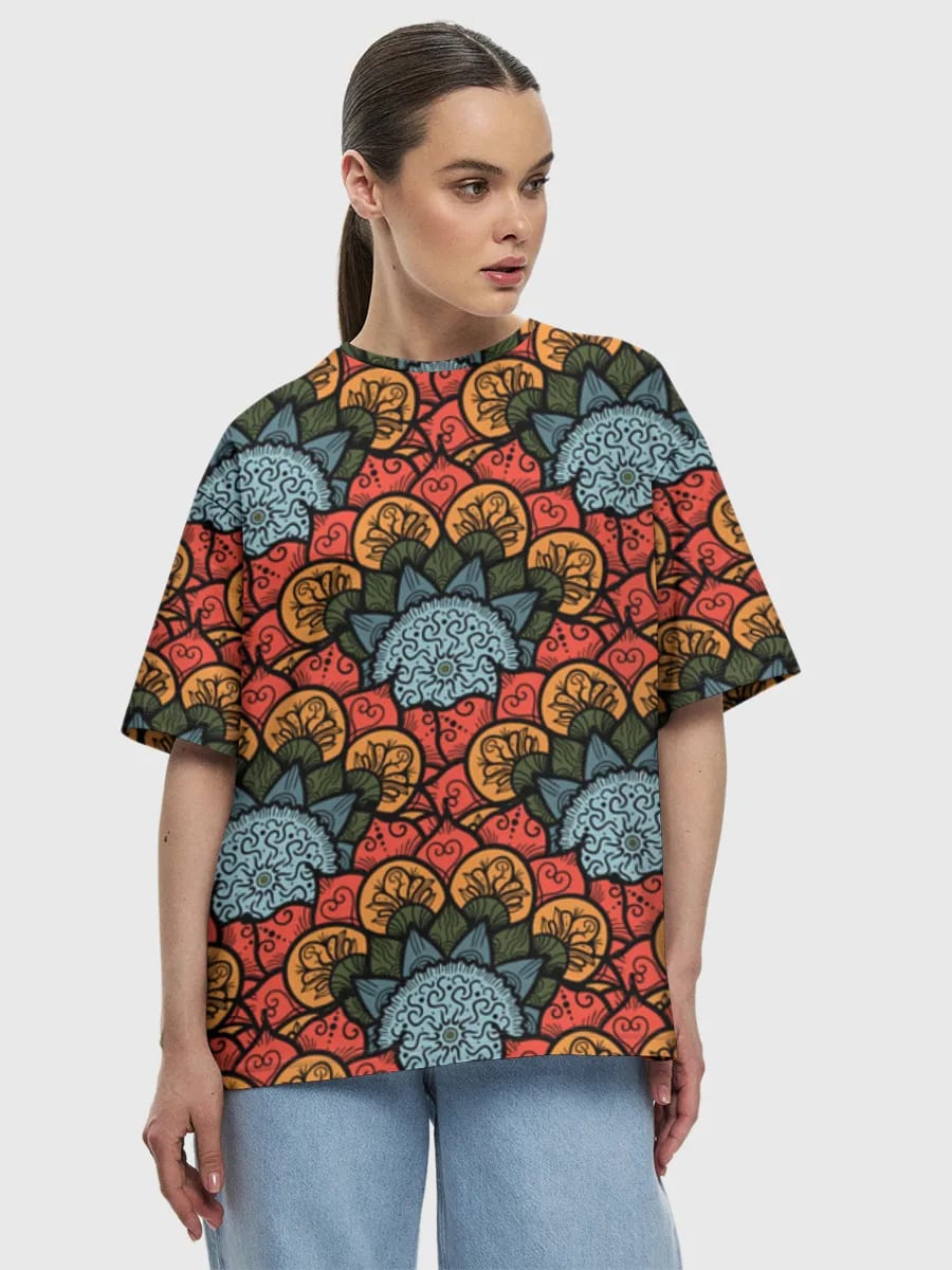 Retro Floral Mandala Blooms