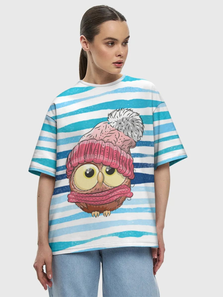 Cozy Owl In Beanie