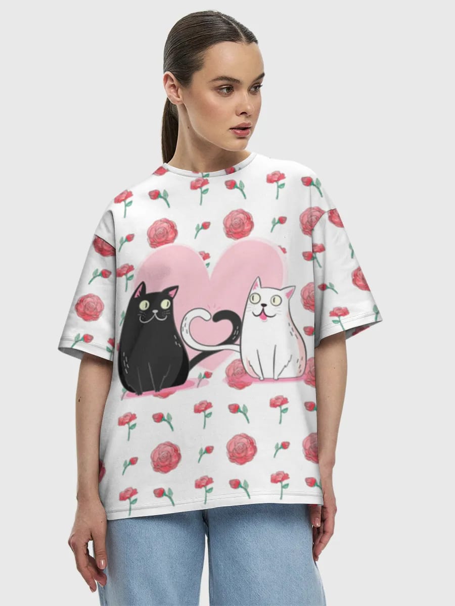 Love Cats With Roses