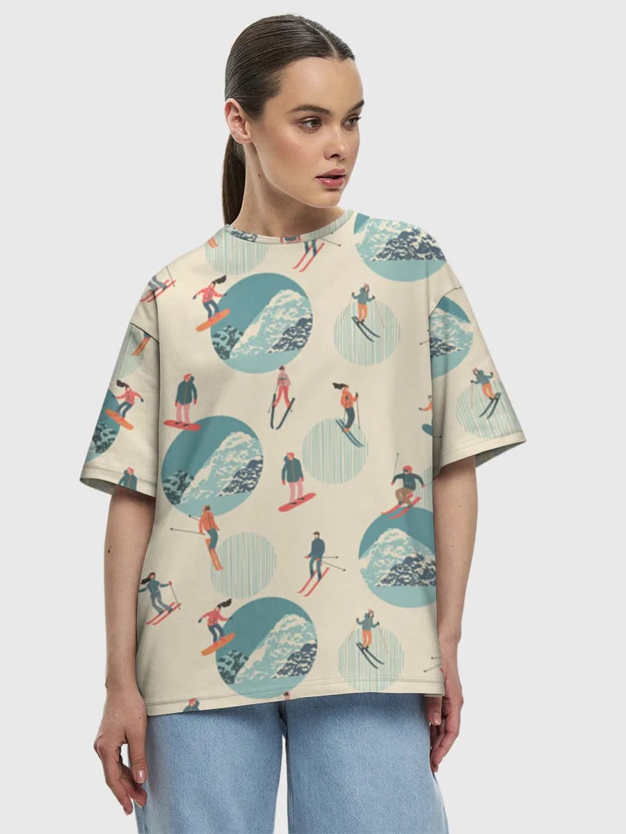 Retro Ski Mountain Vibes